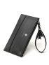 Leaf & Letter Graphic Tassel Decor Long Wallet