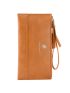 Letter Graphic Tassel Decor Long Wallet