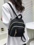 Minimalist Zip Front Classic Backpack