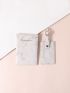 Letter Graphic Passport Case With Luggage Tag