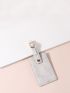 Letter Graphic Passport Case With Luggage Tag