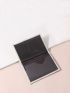 Letter Graphic Passport Case With Luggage Tag