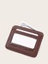 Letter & Litchi Embossed Card Holder