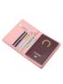 Plane & Letter Graphic Passport Case