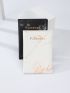 2pcs Marble & Letter Graphic Passport Cases