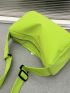 Neon Green Hobo Bag