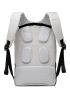 Men Letter Graphic USB Charging Port Laptop Backpack