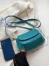 Stitch Detail Flap Saddle Bag