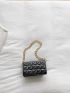 Mini Quilted Flap Chain Square Bag