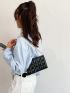 Mini Quilted Flap Chain Square Bag