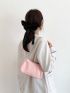 Minimalist Chain Baguette Bag