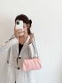 Minimalist Chain Baguette Bag