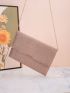 Glitter Flap Chain Square Bag