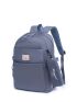 Letter Patch Decor Waterproof Functional Backpack With Coin Purse