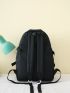 4pcs Clear Panel Functional Backpack Set