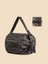 Graphic Print Duffel Bag