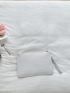 Litchi Embossed Tassel Decor Square Bag
