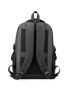 Letter Graphic Laptop Backpack Medium Zipper With USB Charging Port