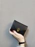Metal Decor Small Wallet