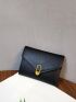 Metal Decor Small Wallet
