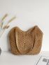Minimalist Straw Bag