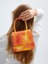 PREMIUM Mini TIE DYE FLAP SATCHEL BAG