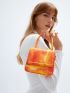 PREMIUM Mini TIE DYE FLAP SATCHEL BAG