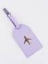 Plane Print Luggage Tag
