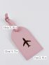 Plane Print Luggage Tag