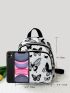 Butterfly Print Classic Backpack
