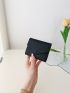 Litchi Embossed Small Wallet