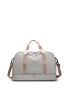 Slogan Graphic Double Handle Duffel Bag