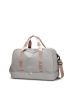 Slogan Graphic Double Handle Duffel Bag