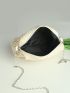 Mini Minimalist Chain Straw Bag