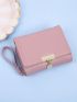 Metal Decor Small Wallet