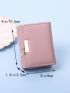 Metal Decor Small Wallet
