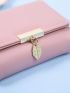 Metal Decor Small Wallet