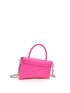 Neon Pink Crocodile Embossed Novelty Bag