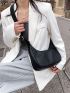 Minimalist Zipper Hobo Bag