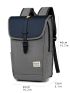 Men Letter Label Detail Flap Casual Daypack