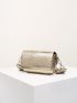 Mini Metallic Crocodile Embossed Fanny Pack