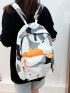 Medium Classic Backpack Camo Pattern Adjustable Strap For Daily