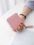 Tassel Decor Small Wallet
