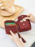 Tassel Decor Small Wallet