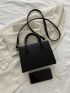 Double Handle Square Bag