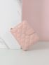 Argyle Quilted Zipper Around Card Holder