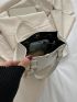 Mini Crocodile Embossed Double Handle Square Bag