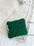 Quilted Multi Zip Coin Purse