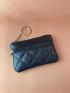 Argyle Quilted Coin Purse