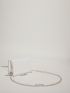 Mini Geometric Embossed Flap Chain Square Bag